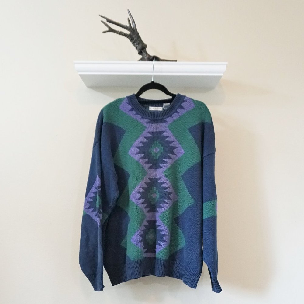 Southwestern Pattern Claiborne Sweater